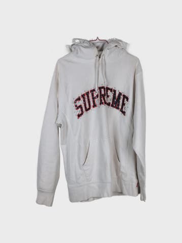 Supreme Hoodie Heren maat M Wit, Maat 48/50 (M), Wit, Ophalen of Verzenden, Zo goed als nieuw