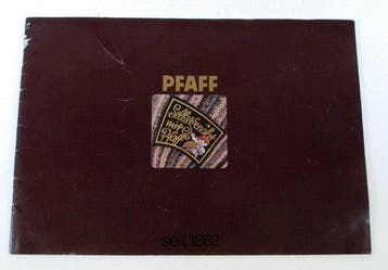 Vintage Pfaff naaimachinebrochure, Verzenden, Gebruikt