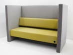 Treinbank - wachtkamerbank - groen/grijs - 2,5 zits -, Zakelijke goederen, Kantoor en Winkelinrichting | Kantoormeubilair en Inrichting