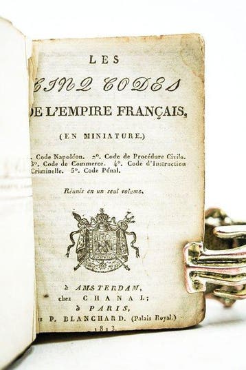Napoléon - Les Cinq Codes de lEmpire Français (en