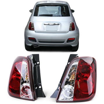 Helderen Achterlichten Fiat 500 2007-2015 PA014, Nieuw, Fiat