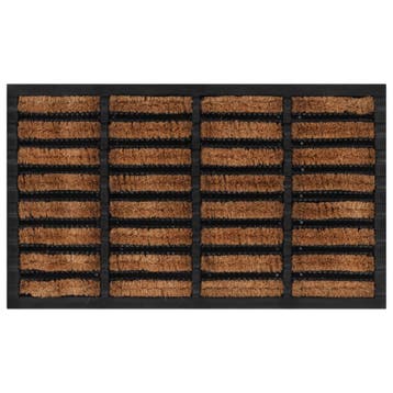 vidaXL Deurmat rechthoekig 45x75 cm rubber en kokosvezel, Verzenden, Nieuw