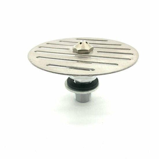 Prosteel PSB0038 glazenspoelerblad RVS schijf chroom, Doe-het-zelf en Verbouw, Sanitair, Ophalen of Verzenden