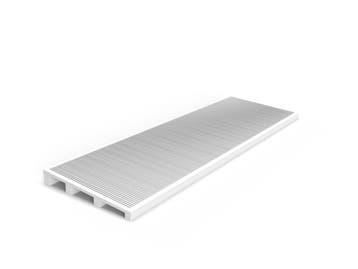 Kunststof beglazingskegje - 34x10x5 mm - Wit-Kunststof begla, Ophalen of Verzenden, Nieuw