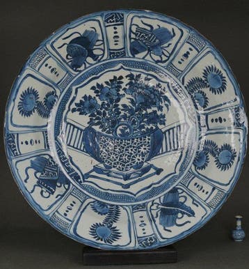 Wanli (1573-1619) - Schotel - Large Jardinière filled with