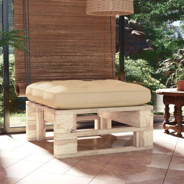 vidaXL Tuinhocker pallet geïmpregneerd grenenhout, Verzenden, Nieuw
