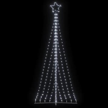vidaXL LED-kerstboom 447 LEDs koud wit 250 cm, Verzenden, Nieuw