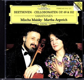 cd - Beethoven - Mischa Maisky, Martha Argerich â Cello., Verzenden, Zo goed als nieuw