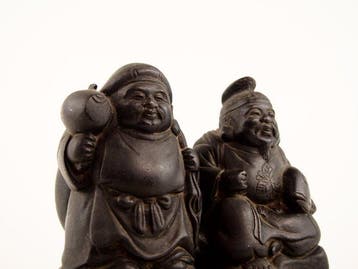 Brons - Nobuyasu  - Daikokuten en Ebisu uit de
