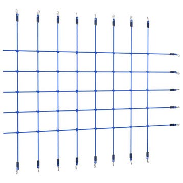 vidaXL Klimnet 200x150 cm blauw, Sport en Fitness, Verzenden, Nieuw