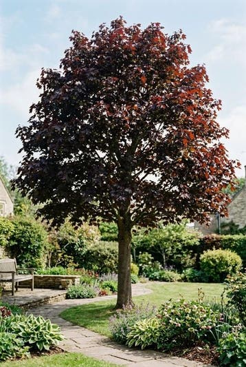 Acer platanoides Royal Red op stam 80 cm C5