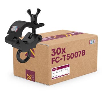 30x FORTEX Half Coupler truss klem WLL 200kg buis Ø48-51mm +, Verzenden, Nieuw