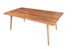 Massieve eettafel MYSTIC LIVING 200cm natuurlijk acacia, Huis en Inrichting, Tafels | Eettafels, Ophalen of Verzenden, Nieuw