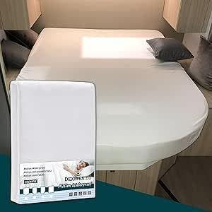 Queensbed matrasbeschermer,pvc onderlaag MULTIFIT perfect pa, Verzenden, Nieuw