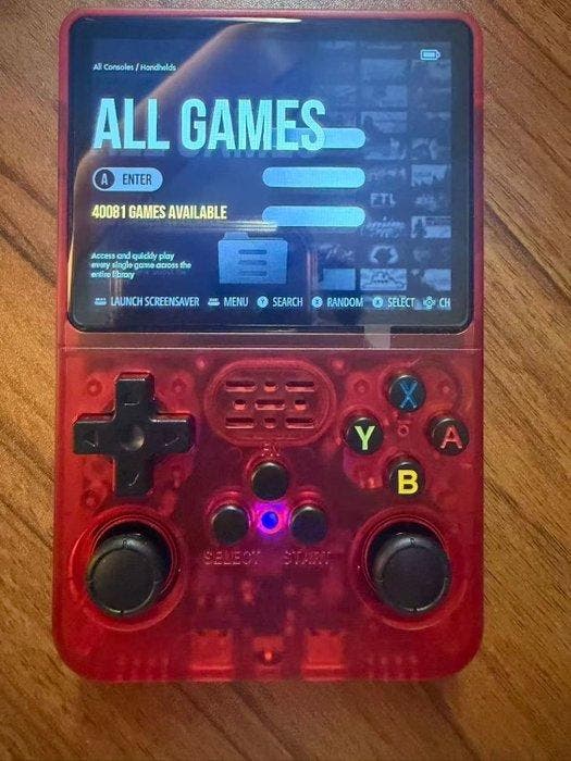 R36S - R36S - Red transparent retro handheld emulator -, Spelcomputers en Games, Spelcomputers | Overige Accessoires