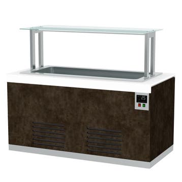 GGM Gastro | Buffet gekoeld PRAG - 1400mm - met gekoelde |, Verzenden, Nieuw