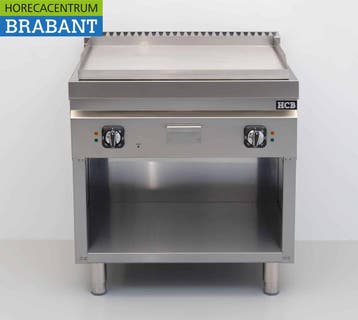 HCB RVS Bakplaat Glad 80 cm 9 kW 400V Horeca, Ophalen of Verzenden, Nieuw in verpakking