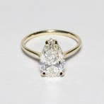 Verlovingsring - 14 karaat Geel goud - 3.00ct. tw. Diamant