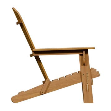Tuinstoel / Tuinligstoel Korfu - Acaciahout - Opvouwbaar, Tuin en Terras, Tuinstoelen, Verzenden, Nieuw