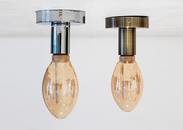 Bailey Plafondlamp Metaal Zwart E27 Ø10cm, Ophalen of Verzenden, Nieuw