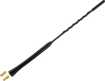 Antenne spriet 16V "low noise" AM/FM 28cm, met M5 en M6 verl, Verzenden