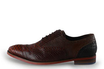Floris van Bommel Veterschoenen in maat 42½ Cognac, Kleding | Heren, Schoenen, Overige kleuren, Verzenden, Floris van Bommel, Zo goed als nieuw