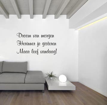 Stickers voor interieur, deur,meubels Christelijke wandtekst, Klassiek, Ophalen of Verzenden, Nieuw, Overige typen