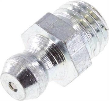 Rechte Smeernippel Staal M8x1 DIN 71412 [20 Stuks], Verzenden, Nieuw