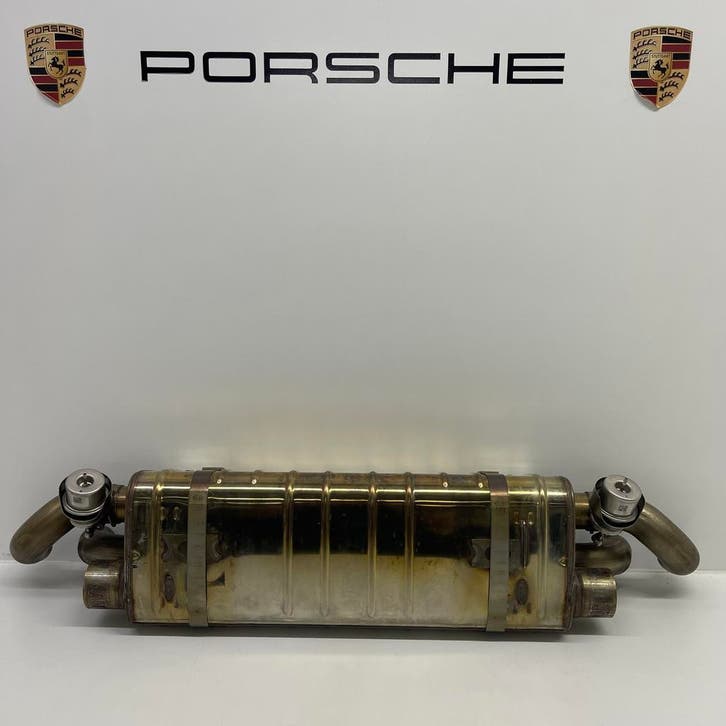 Porsche 991/2 Sportuitlaat met sierstukken (NIEUW), Auto-onderdelen, Uitlaatsystemen, Gebruikt, Herkomst onderdeel bekend, Porsche