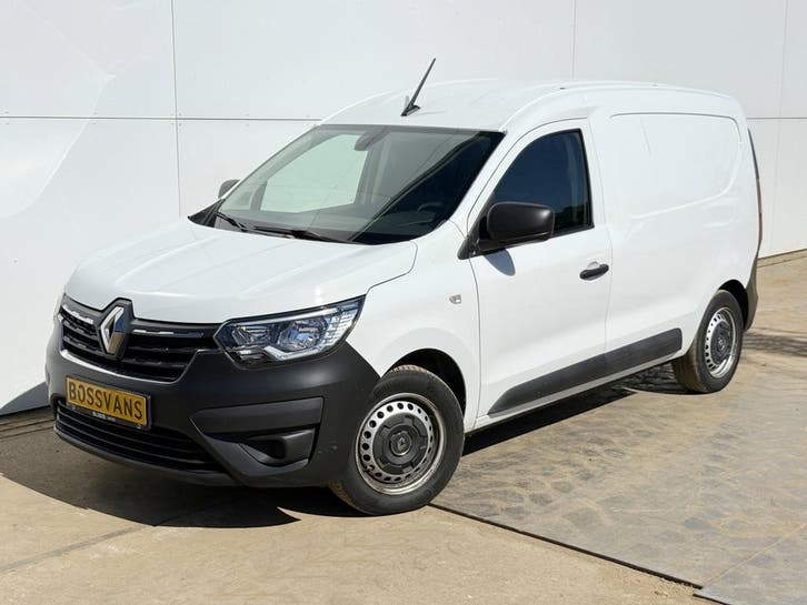Renault Kangoo Comfort 1.3 TCe 100PK, Auto's, Bestelauto's, Lease, Zwart, Handgeschakeld, Wit, Gebruikt, Renault, Financial lease
