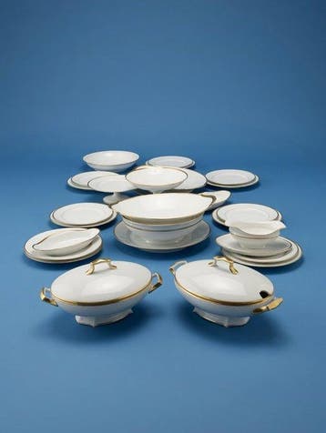 Limoges - Tafelservies (62) - Beenderporselein - Prachtige