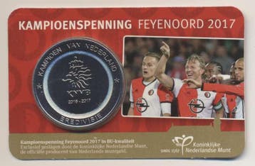 Aanbod Euromunten en guldenmunten in coincards, Goud, Overige landen, Ophalen of Verzenden, 5 euro