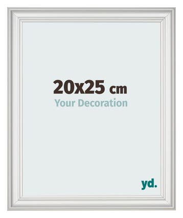 Fotolijst 20x25 cm - Wit Geveegd - MDF - Lazio, Verzenden, Nieuw