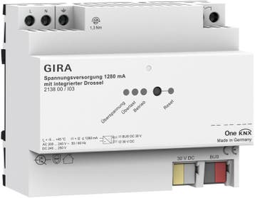 Gira Knx Voeding 1280Ma Met Geïntegreerde Spoel - 213800, Verzenden, Nieuw, Overige typen