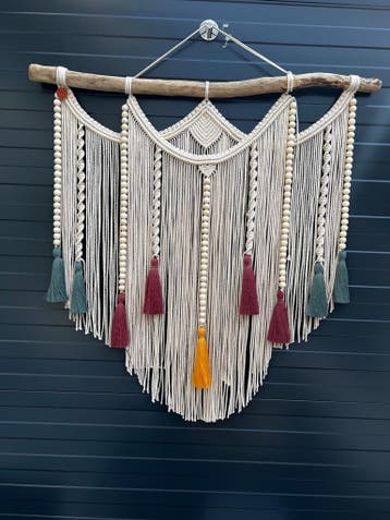 Handgemaakte Boho Macramé Wandhanger Anatolia, Verzenden, Nieuw
