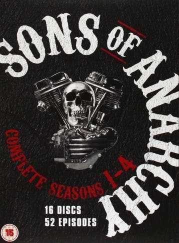 Sons of Anarchy season 1 - 4                Gratis verzenden, Vanaf 12 jaar, Verzenden, Zo goed als nieuw, Drama