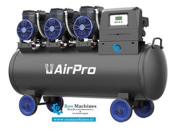 Compressor olievrij 3x1pk 100L tank 230V Nieuw!