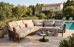 Suns Feroli loungeset Bronze met Clouded rope en Pebble, Tuin en Terras, Tuinsets en Loungesets, Ophalen of Verzenden, Nieuw