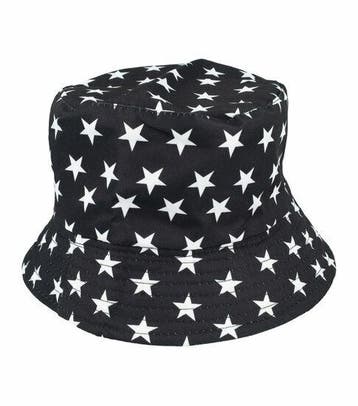 Bucket Hat Hoedje – Sterren Print - Omkeerbaar – One Size –, Kleding | Dames, Nieuw