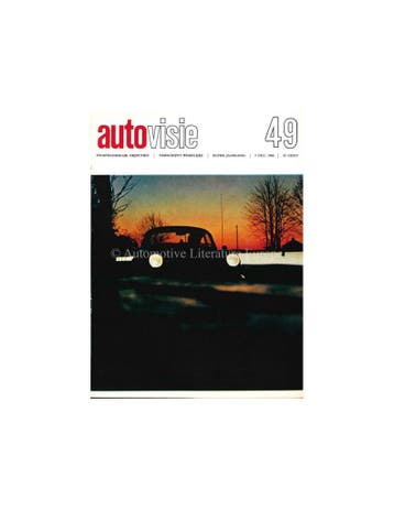 1966 AUTOVISIE MAGAZINE 49 NEDERLANDS, Nieuw, Author