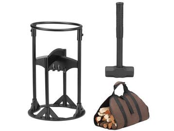 Veiling - Splijtboor voor aanmaakhout - houtkloofmachine, Tuin en Terras, Hand-tuingereedschap, Nieuw