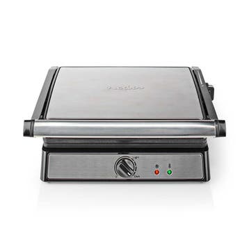 Nedis Contact Grill - 2000 W - 29 x 23 cm - Regelbare temper, Verzenden, Zo goed als nieuw