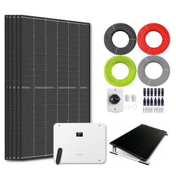Zonnepanelen Pakket Platdak 2.8 kW 4x 700Wp, Ophalen of Verzenden, Nieuw