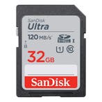 SanDisk SDHC Ultra 32GB 120MB/s CL10, Ophalen of Verzenden, Nieuw, Overige typen, Overige merken