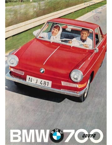 1962 BMW 700 COUPE BROCHURE DUITS, Boeken, Nieuw, BMW, Author