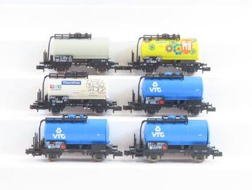 Minitrix N - 15119/15204 - Modeltrein goederenwagonset (2) -, Nieuw