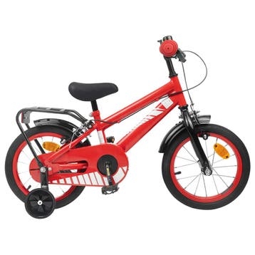 vidaXL Kinderfiets 14 Inch voor 3-5 jaar oud Rood, Verzenden, Nieuw