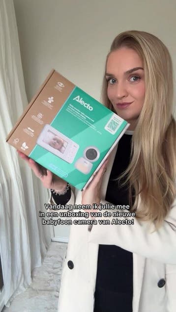 Alecto Babyfoon met - Scherm - cameras - Wit, Verzenden, Nieuw