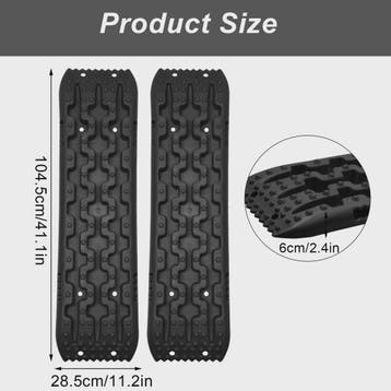 Set van 2 Traction Boards - Offroad Hulpstukken voor Modder,, Verzenden, Nieuw