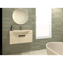 Wandtegel Ragno Sense Army Langwerpig Groen Mat 6,5x39,5, Nieuw, 20 tot 40 cm, 10 m² of meer, Wandtegels